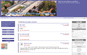 page d'accueil du nouveau site