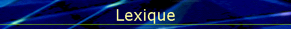 Lexique