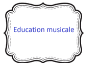 Accès Education musicale