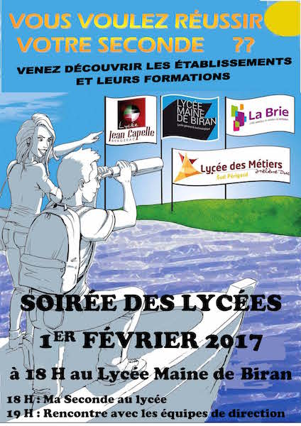 Bienvenue sur le site internet du lycée Maine de Biran